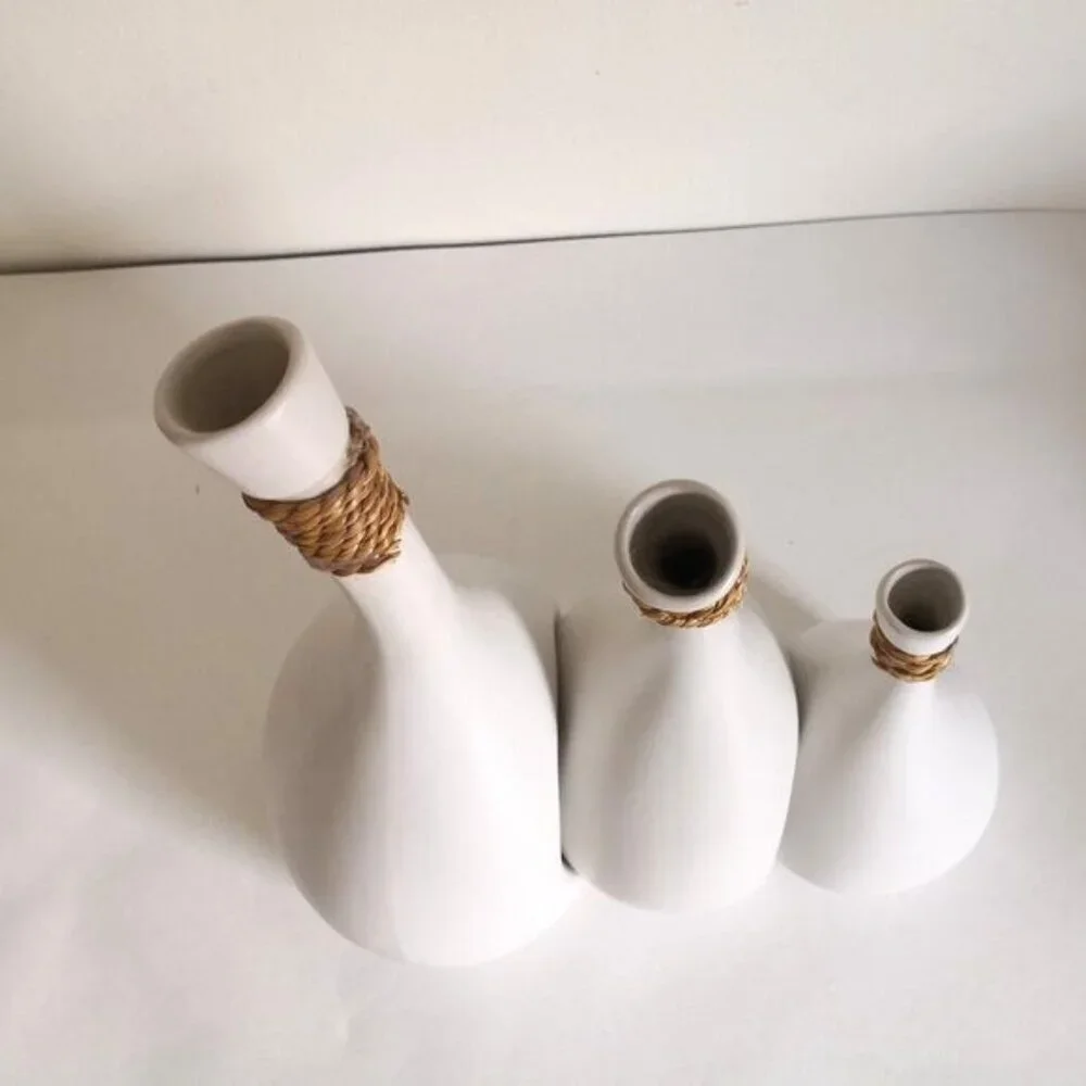 Soliflore Triple Nesting Ceramic Vases